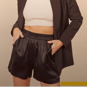 Reformation Bleeker Silk Short